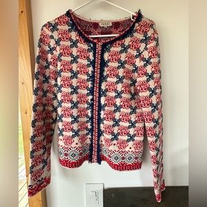IVKO cardigan size 36 (US small or size 6).